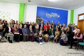 Asamblea de Nueva Canarias de esta tarde en Telde (foto Antonio Alí)